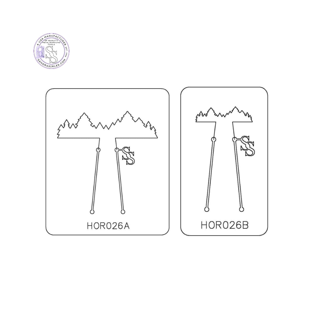 PANCAKE DIE HOR026 TREE LINE 2